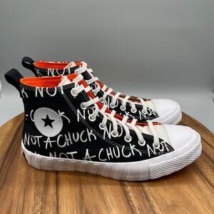 Converse Unt1tl3d NOT A CHUCK Shoes Mens Size 9 Black High Tops Casual Skate